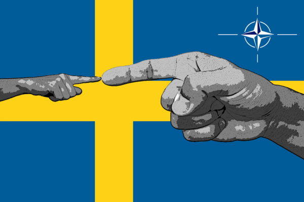 Natosymbolen, svenska flaggan, odemokratisk process, Nato