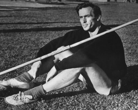 Tapio Rautavaara (1915 – 1979) tog guldmedalj i spjutkastning i olympiaden i London 1948. (Foto: Wikipedia)